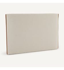 Tête de lit tweedée, finition cuir, largeur 204 cm AM.PM