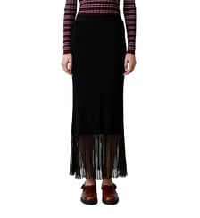 Jupe longue maille Claudie Pierlot