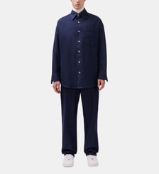 Unisex chemise 1/1 Oversized Col Kent Studio Seidensticker