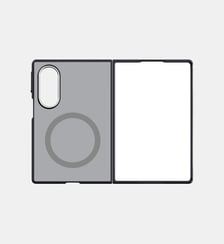 Coque Z Fold8 Miroir MagSafe Argenté Samsung