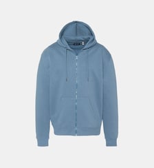 Sweatshirt zippé à capuche custom thunder Schott