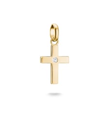 Charm croix avec zirconia blanc Thomas Sabo