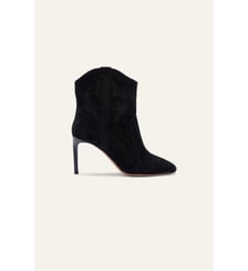 Bottines western Caitin en croûte de cuir Ba&sh