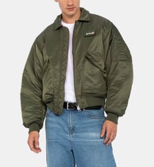 Bomber CWU coupe 90's en nylon recyclé Schott