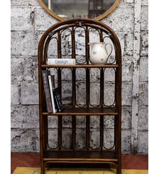 Belle étagère en rotin Gaëlle N°1622 - Produit chiné Debongout