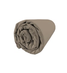 Drap housse en satin de coton lavé bonnet 35cm, NUIT SATINÉE Blanc Cerise