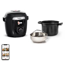 Cookeo CE952810 noir wifi 6 L, 9 modes de cuisson, 150 recettes Moulinex
