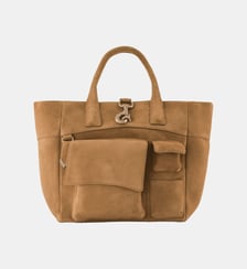 Sac cabas Working cuir velours Ikks