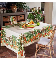 Nappe Vintage garden natural lavé Garnier Thiebaut