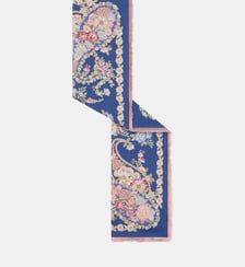 Carré imprimé floral en soie - DIANE Gerard Darel