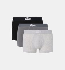 Lot de 3 boxers signature coton stretch Lacoste