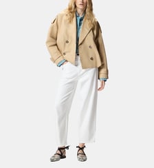Trench croisé court Pinko