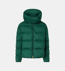 Doudoune à capuche en tissu technique Pinko
