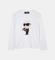 T-shirt à manches longues Karl Lagerfeld Kids