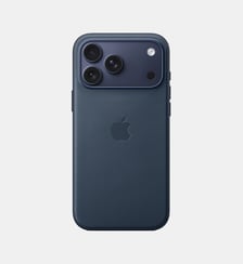 Coque iPhone 17 Pro Max MagSafe tissage Bleu Apple