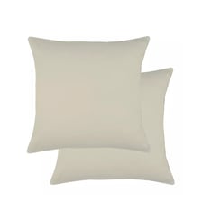 Lot de 2 taies satin de coton 120 fils Ava uni Garnier Thiebaut