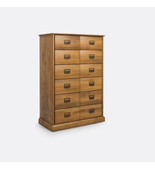Commode haute, pin massif, 6 tiroirs La Redoute Interieurs