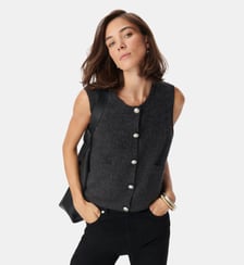Cardigan en laine boutonné Ikks