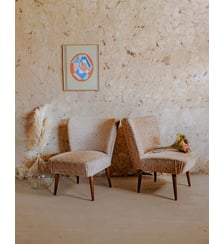 Paire de fauteuils cocktails Jakob N°950- Produit chiné Debongout