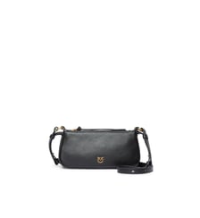 Sac à bandoulière mini half moon en cuir Pinko