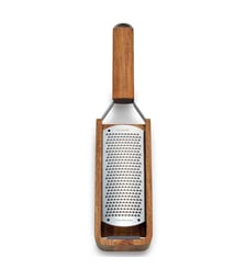 Grano - Râpe à main fine avec manche et contenant en bois d'acacia Amefa