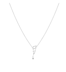 Collier POP COUP DE FOUDRE - Diamant 0,07ct - Or blanc 750‰ La Brune & La Blonde