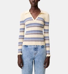 Top maille rayures multicolores Claudie Pierlot