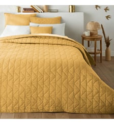 Couvre lit boutis matelassé coton Zig Zag Scenario La Redoute Interieurs