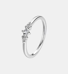 Bague en argent 925 avec topaze blanche Aristocrazy