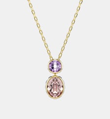 Pendentif Chroma, Doré à l’or 18 carats (750/1000) Swarovski