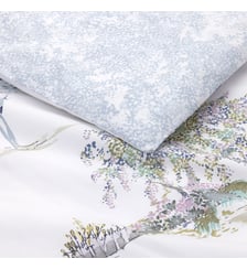 Housse de couette en percale de coton Yves Delorme