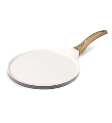 Mythic - Crépière 25.7 cm avec revêtement en céramique blanche Cuisinox