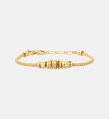 Bracelet fin souple ajustable   doré à l'or fin - Alicudi Satellite