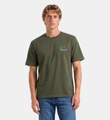 T-shirt manches courtes col rond Thor brodé Funky Animals Serge Blanco