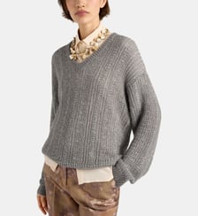 Tricot ada en mohair/paillettes Momonì