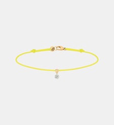 Bracelet Cordon BB - Diamant solitaire 0,07ct - Or jaune 750‰ La Brune & La Blonde