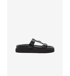Mules plateforme Luana en cuir Jonak