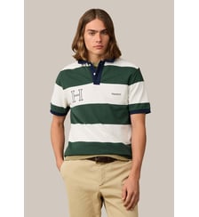 Polo Coupe Regular À Manches Courtes Rayé Hackett London
