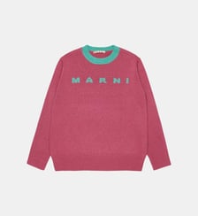 Sweat-shirt col rond avec logo Marni