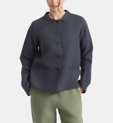 surchemise Perine en lin gris anthracite Agnès b.