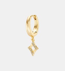 Boucle d'oreille créole Précieuse argent Nebuleuse Bijoux