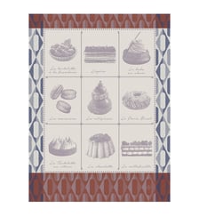 Torchon Pâtisseries Françaises 100% coton Le Jacquard Francais