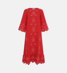 Robe en lin à broderies ajourées - ANTONIA Gerard Darel