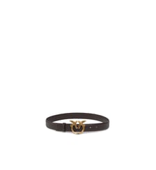 Ceinture love birds en cuir 3cm Pinko