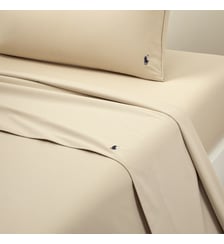 Drap plat en percale de coton Ralph Lauren Home