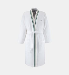 Peignoir de bain long en coton Lacoste Home