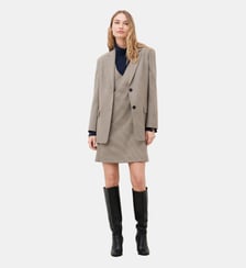 Robe rmilor - Motif à carreaux - Polyester recycle Caroll