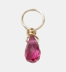 Pendentif Mia - Or 750‰ - Saphir rose foncé YAY Paris