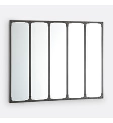 Miroir métal fer industriel 144x120 cm La Redoute Interieurs