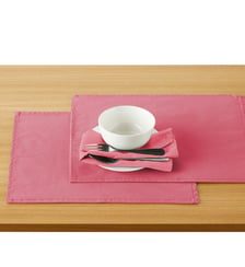 Lot 2 sets de table coton enduit souple La Redoute Interieurs